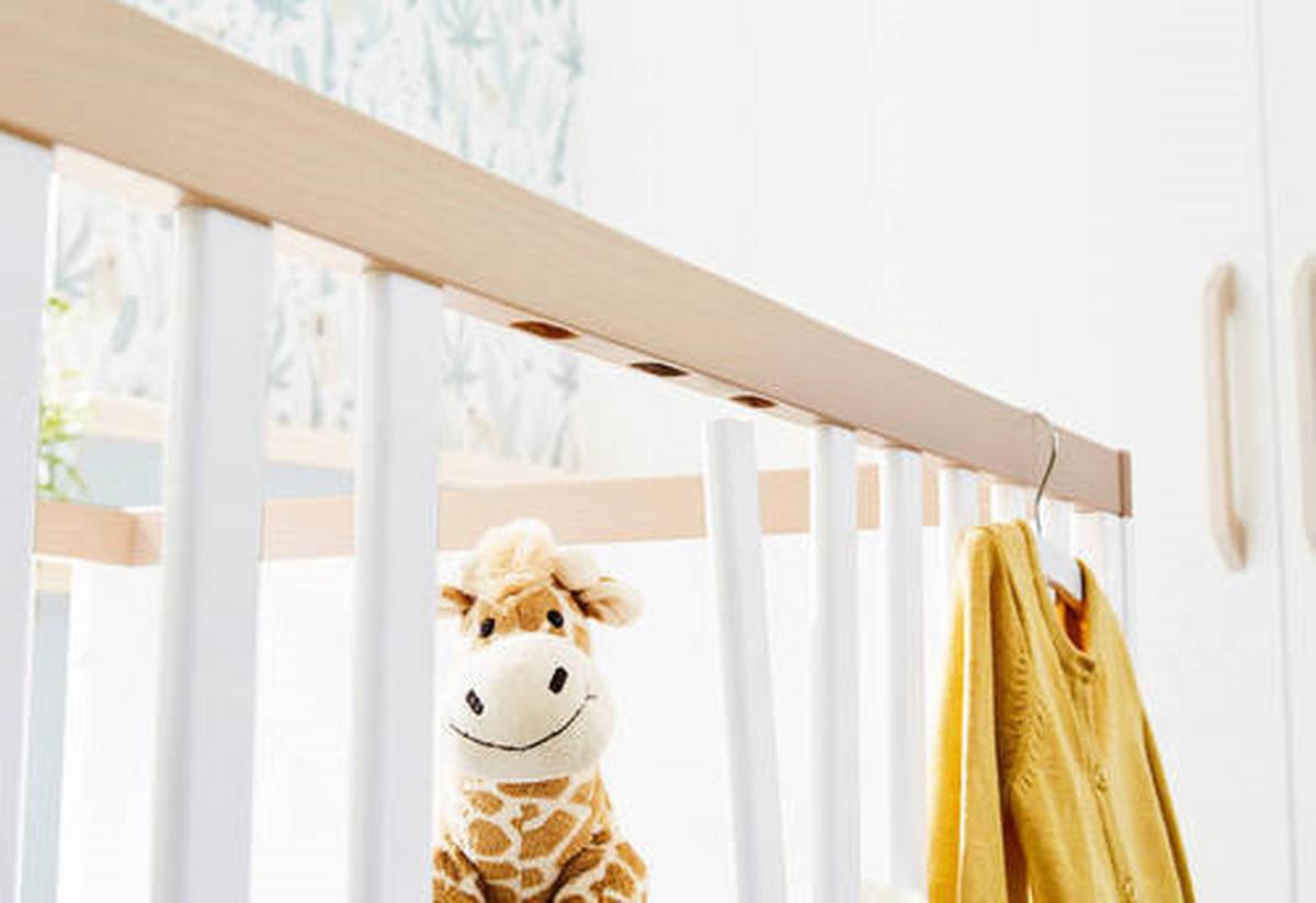 Gitterbett 110061 Light - Ahornfarben/Weiß, Design, Holz/Holzwerkstoff (140/70cm) - Pinolino