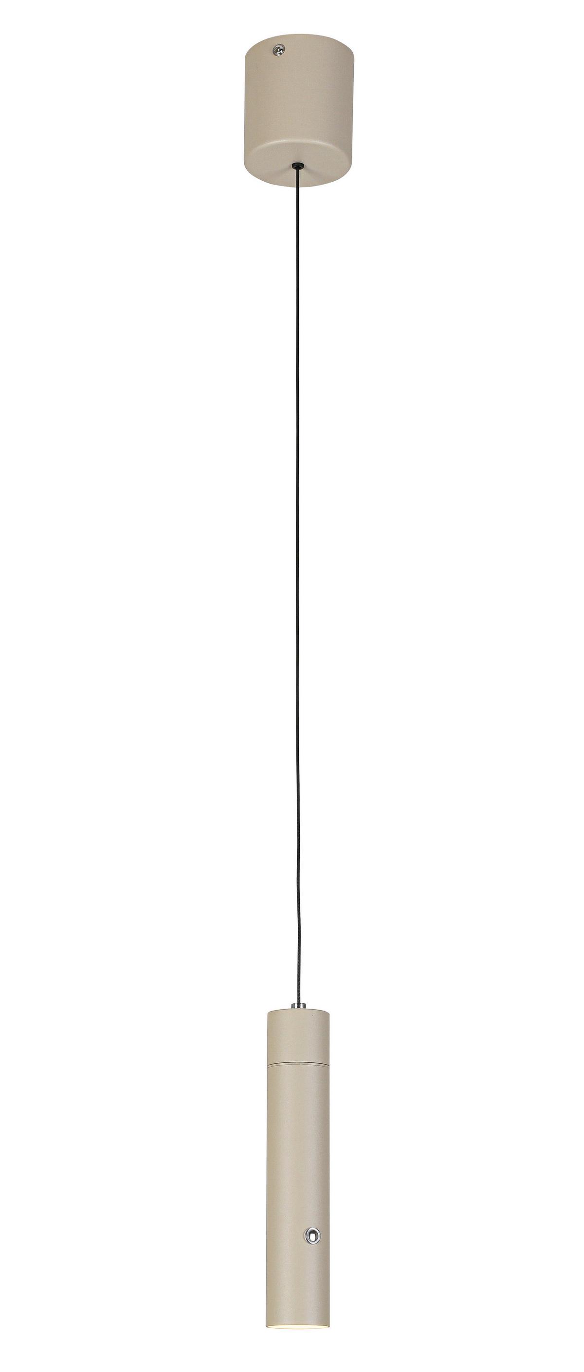 ZÁVĚSNÉ SVÍTIDLO SUSO - pískové barvy, Moderní, kov/plast (3,8/3,8/150cm) - Mömax