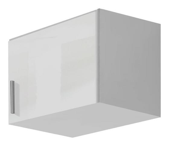 Eintüriger Aufsatzschrank in Weiß
