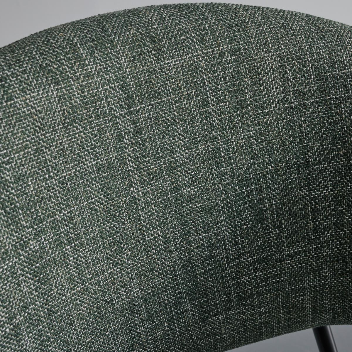 Jedálenská stolička ELLA zelená - čierna/zelená, Modern, kov/drevo (53/79/61cm) - Bessagi Home
