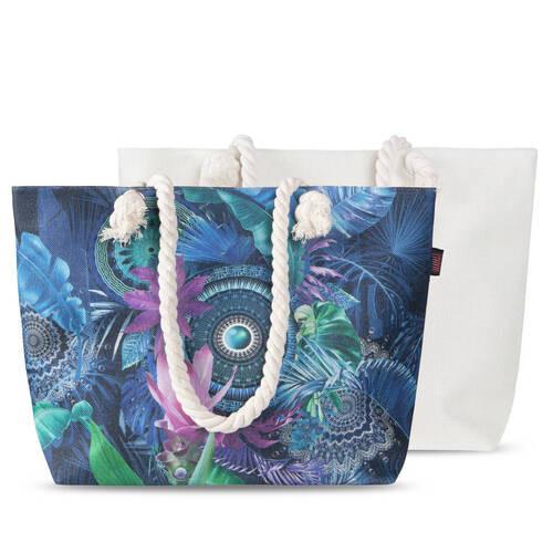 Strandtasche Zehra Multicolor 43x60 cm - Multicolor, Trend, Textil (43/60cm)