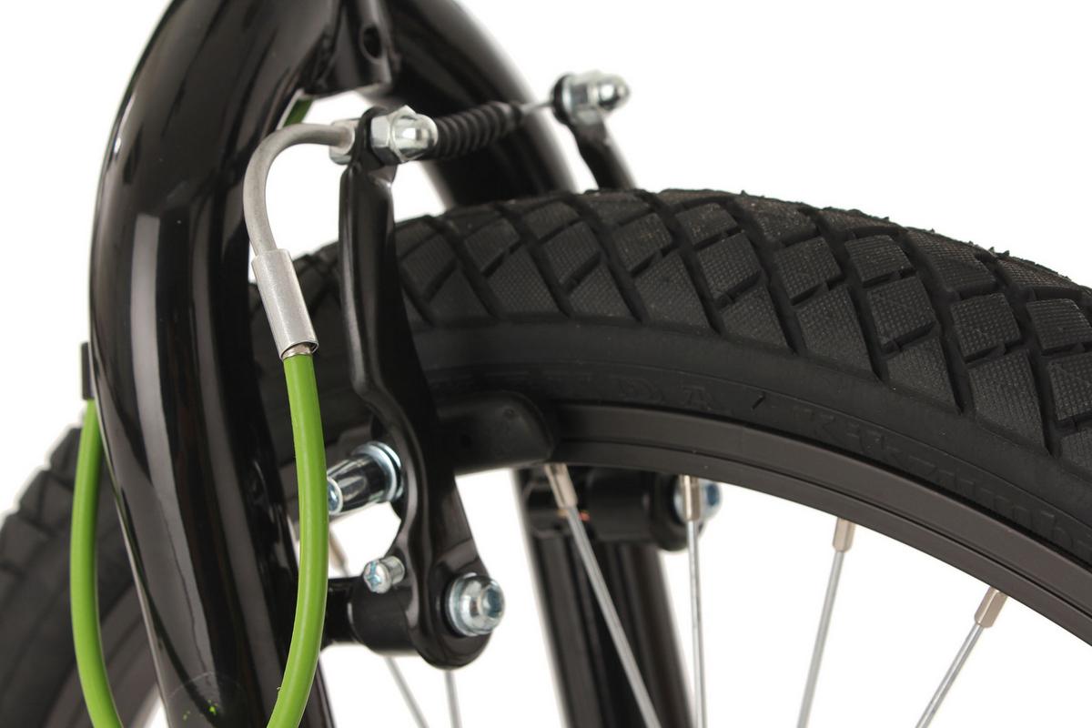 Bmx Bmx Freestyle 20 Zoll - Schwarz/Grün, Basics, Metall - Atrigo