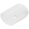 Aufsatzwaschbecken New York BxHxT: 50x12,5x31,5 cm Weiß - Weiß, MODERN, Keramik (50/12,5/31,5cm) - MID.YOU