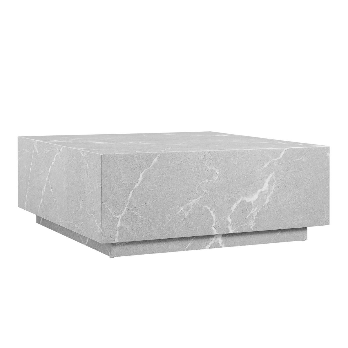 Couchtisch Grau B: 90 Cm - Grau, Design, Holzwerkstoff (90/90/35cm) - Livetastic