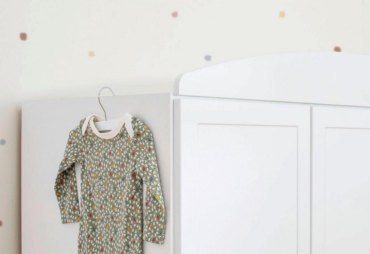 Babyzimmer 100025bg Laura - Weiß, Trend, Holzwerkstoff - Pinolino