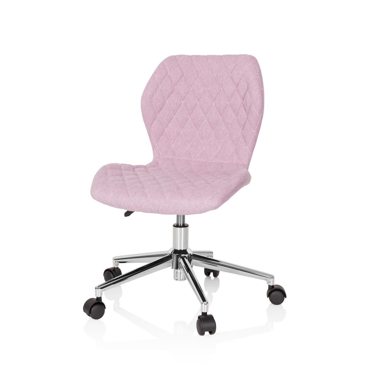 Jugenddrehstuhl Joy II Rosa - Rosa, Basics, Kunststoff/Textil (47/73-83/43cm) - MID.YOU