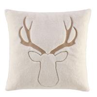 ZIERKISSEN DEER - Weiß, ROMANTIK / LANDHAUS, Textil (45/45cm) - James Wood