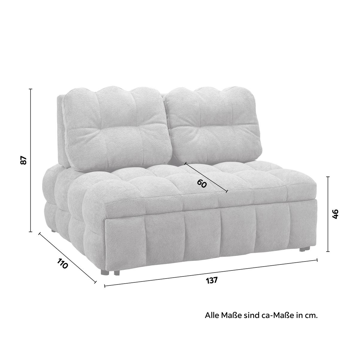 Rozkládací pohovka LIARA, tmavě šedá, 2-dílná sada - černá/tmavě šedá, Moderní, kov/dřevo (137/87/110cm) - Bessagi Home