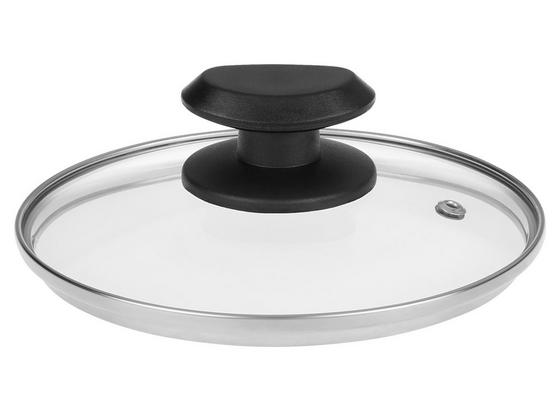 Pokrievka Gerry - čierna/číre, plast/sklo (16cm) - Mömax modern living Pokrievka Gerry - čierna/číre, plast/sklo (16cm) - Mömax modern living