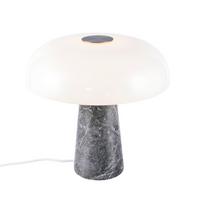 Tischleuchte Glossy Tila Grau D: 32 Cm - Grau, Design, Stein (32/32cm) - Nordlux