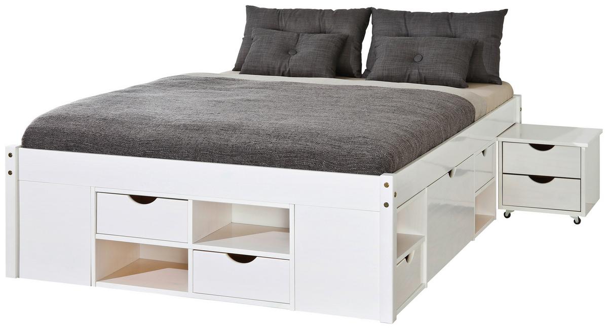EINZELZIMMER Kappl Weiß 3-teilig - Weiß, MODERN, Holz - MID.YOU