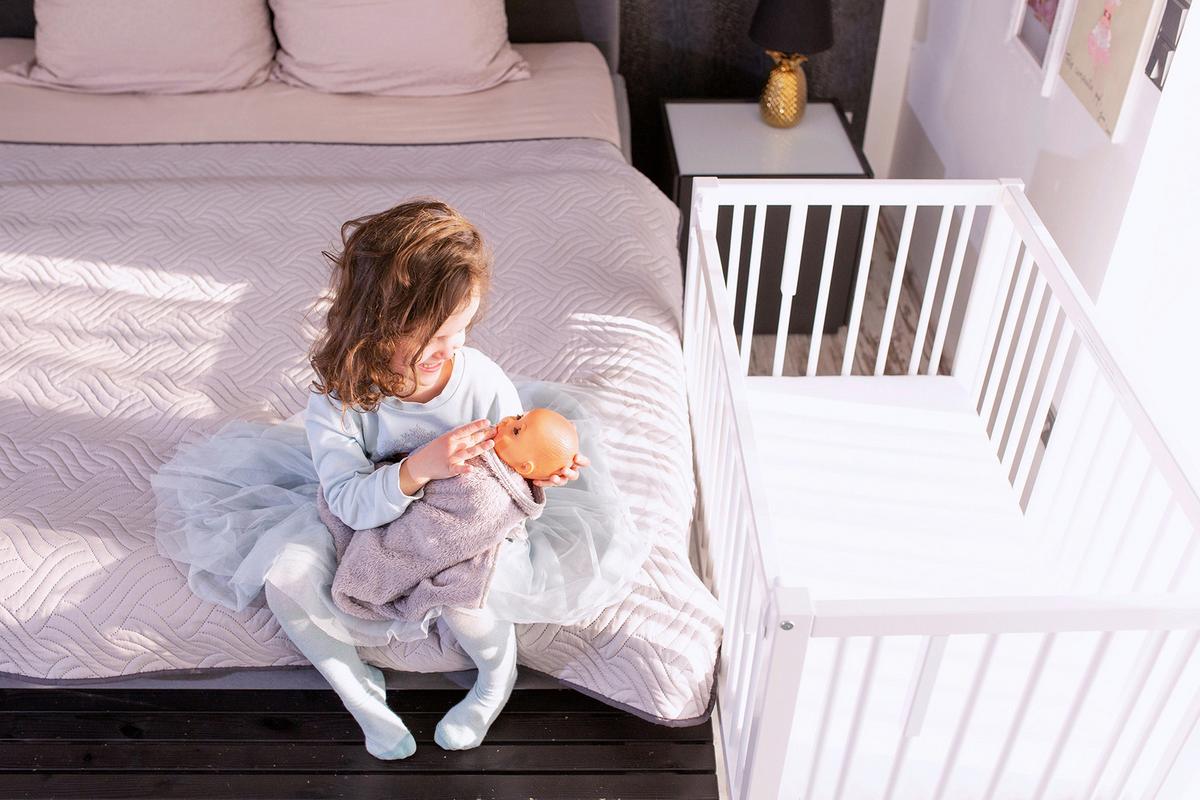 Beistellbett Tissi® Maxi - Weiß, Basics, Holz/Kunststoff (94/56/94cm) - tiSsi