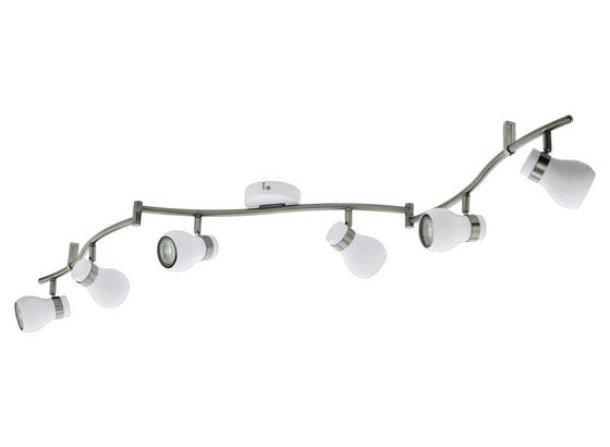 LED-Deckenleuchte Arboledas - Weiß/Nickelfarben, MODERN, Metall (10,5/137,5cm) LED-Deckenleuchte Arboledas - Weiß/Nickelfarben, MODERN, Metall (10,5/137,5cm)