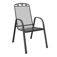 Gartensessel Toulouse New - Silberfarben, MODERN, Metall (43,5/97/68cm) - Beldano