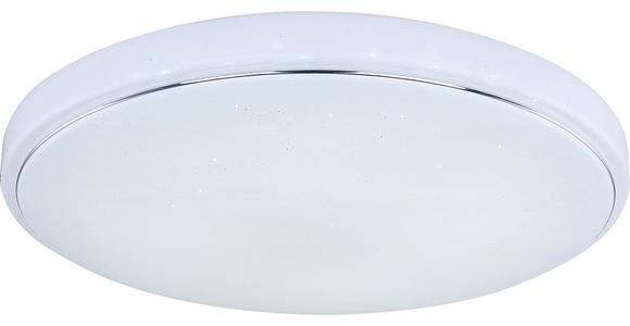 Led-deckenleuchte Lotta Ø 57,5 Cm Mit Farbwechsler - Weiß, MODERN, Kunststoff/Metall (57,5/8,5cm) - Luca Bessoni