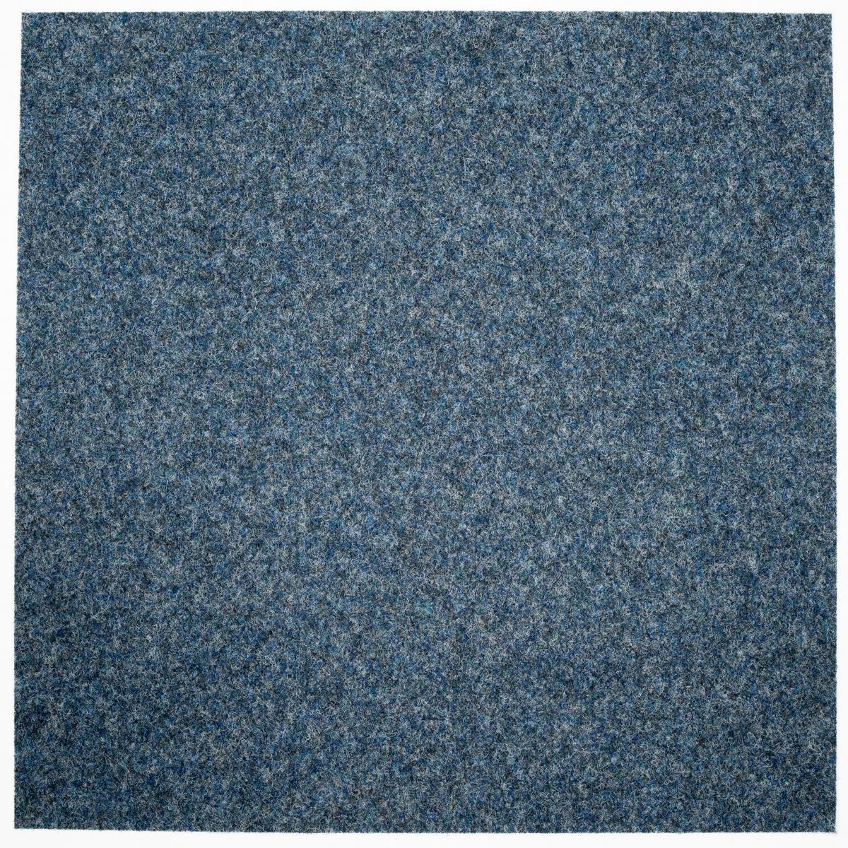 Teppichfliese Blau Dynamic 50x50 cm Florhöhe 6,5 mm - Blau, Basics, Textil (50/50cm)