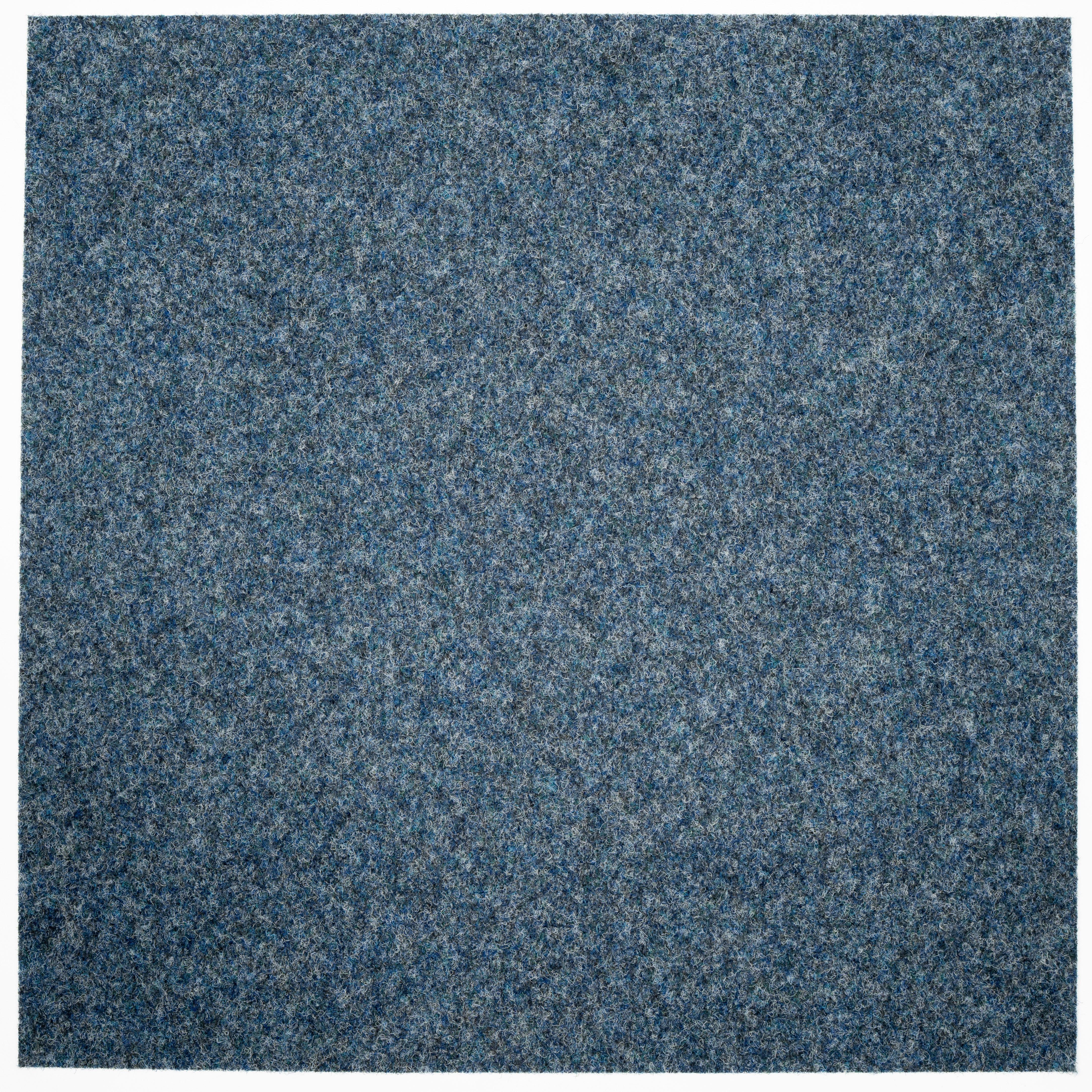 Teppichfliese Blau Dynamic 50x50 cm Florhöhe 6,5 mm