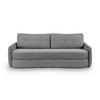 Schlafsofa Diana Grau B: 231cm - Schwarz/Grau, Basics, Holz/Textil (231/93/108cm) - MID.YOU