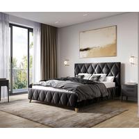 Polsterbett Trivio 180x200 Cm Anthrazit - Anthrazit, MODERN, Holz/Holzwerkstoff (180/200cm) - MID.YOU