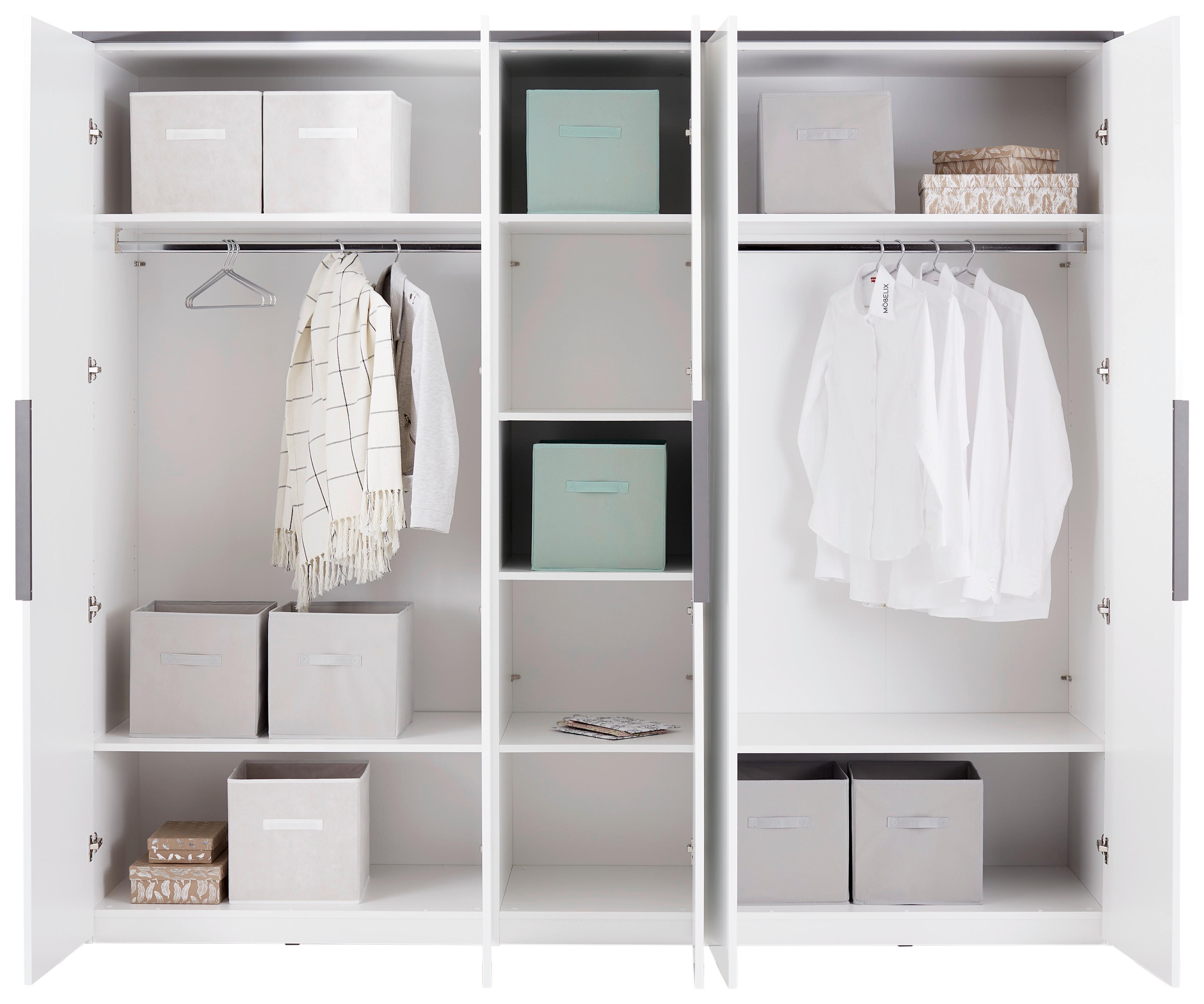 Drehtürenschrank mit viel Stauraum
