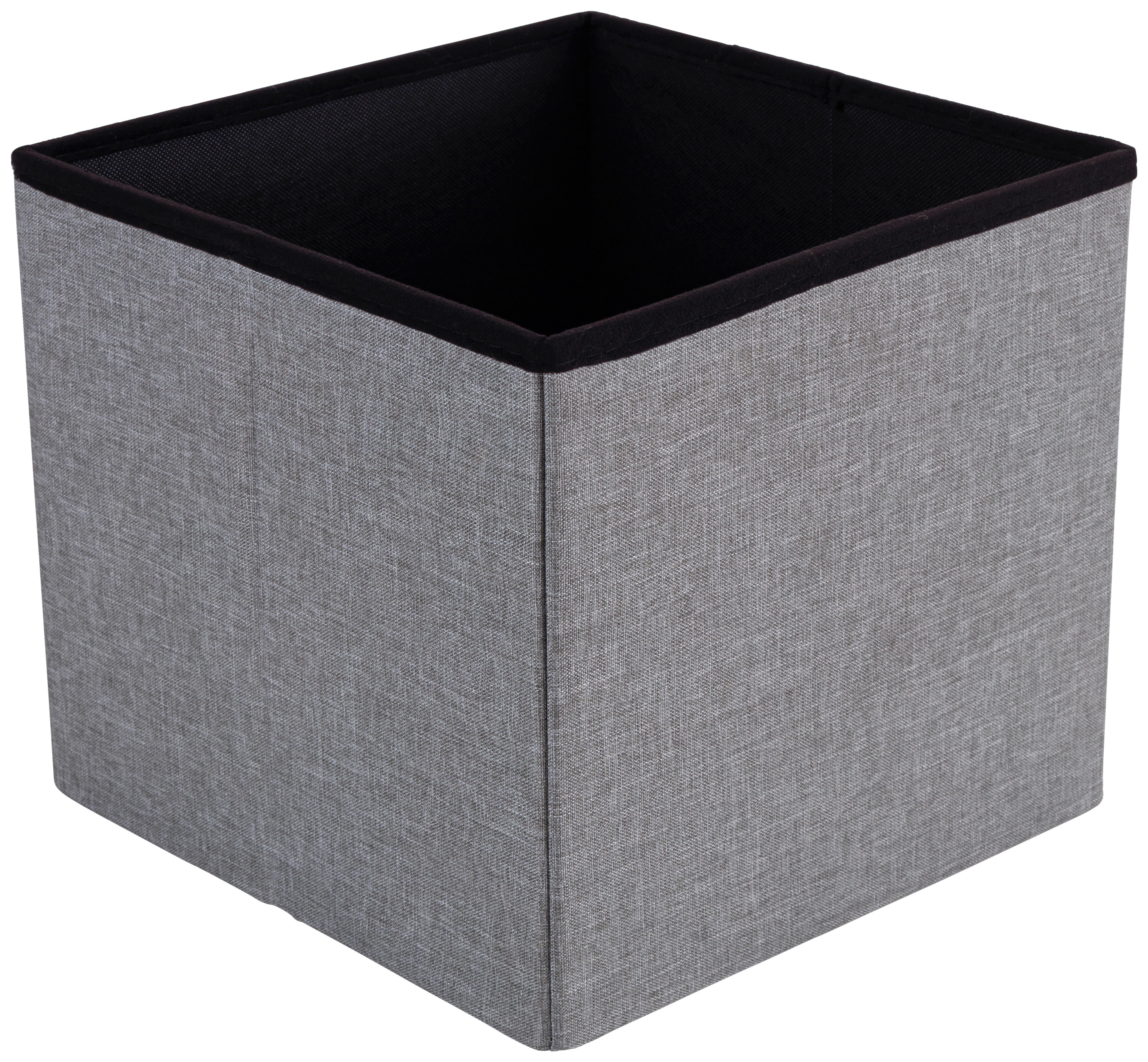 Taburet FRANZ 1+1 ZDARMA (1*kus=2 produkty) - sivá, Modern, kompozitné drevo/textil (38/38/38cm)