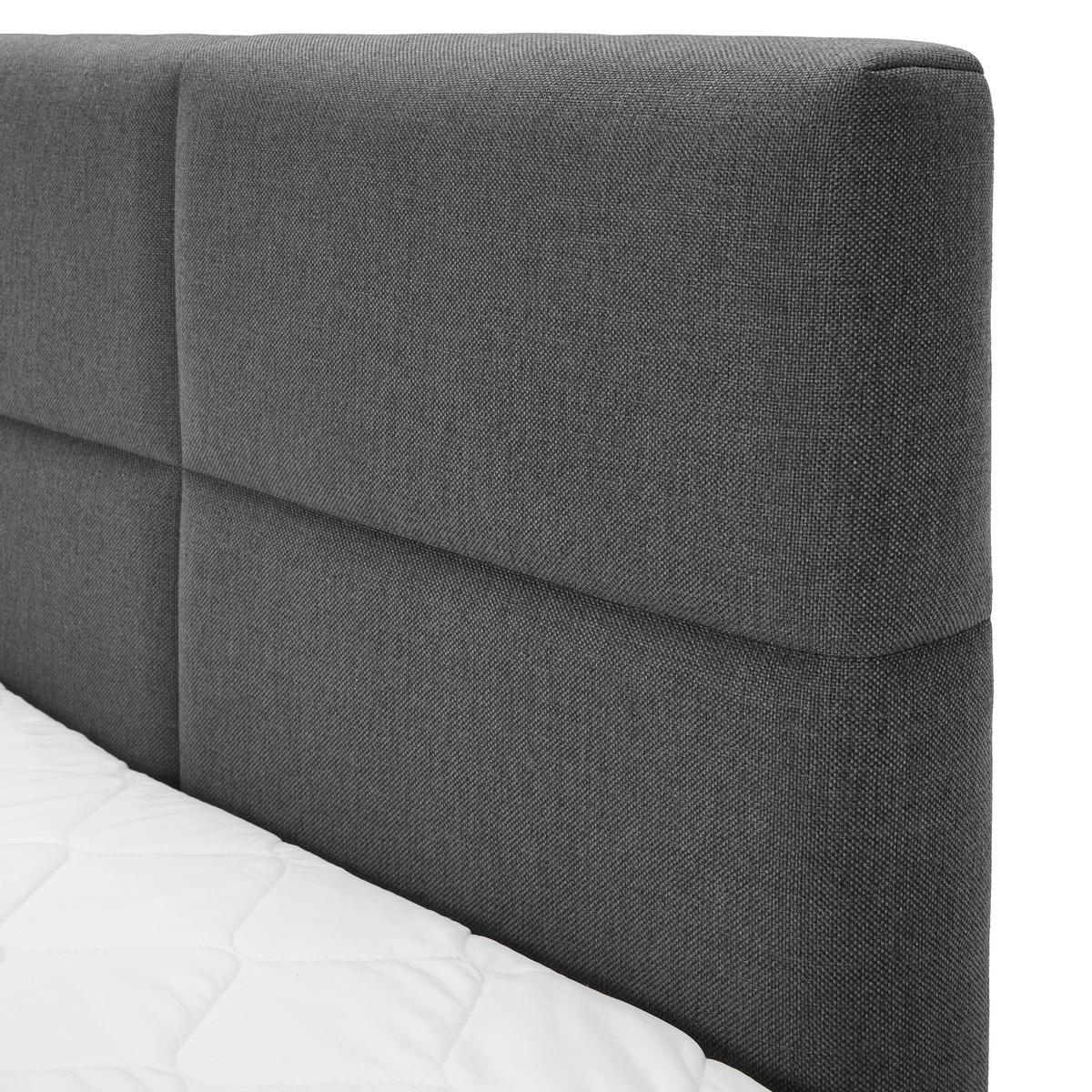 Čalúnená boxspring posteľ Greta, 180x200, tmavosivá - tmavosivá, Modern, drevo/kompozitné drevo (180/200cm) - Bessagi Home