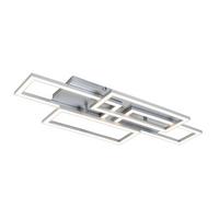 STROPNÉ LED SVIETIDLO MEGA - strieborná/niklová, Modern, kov/plast (72/28,4/8cm) - Mömax