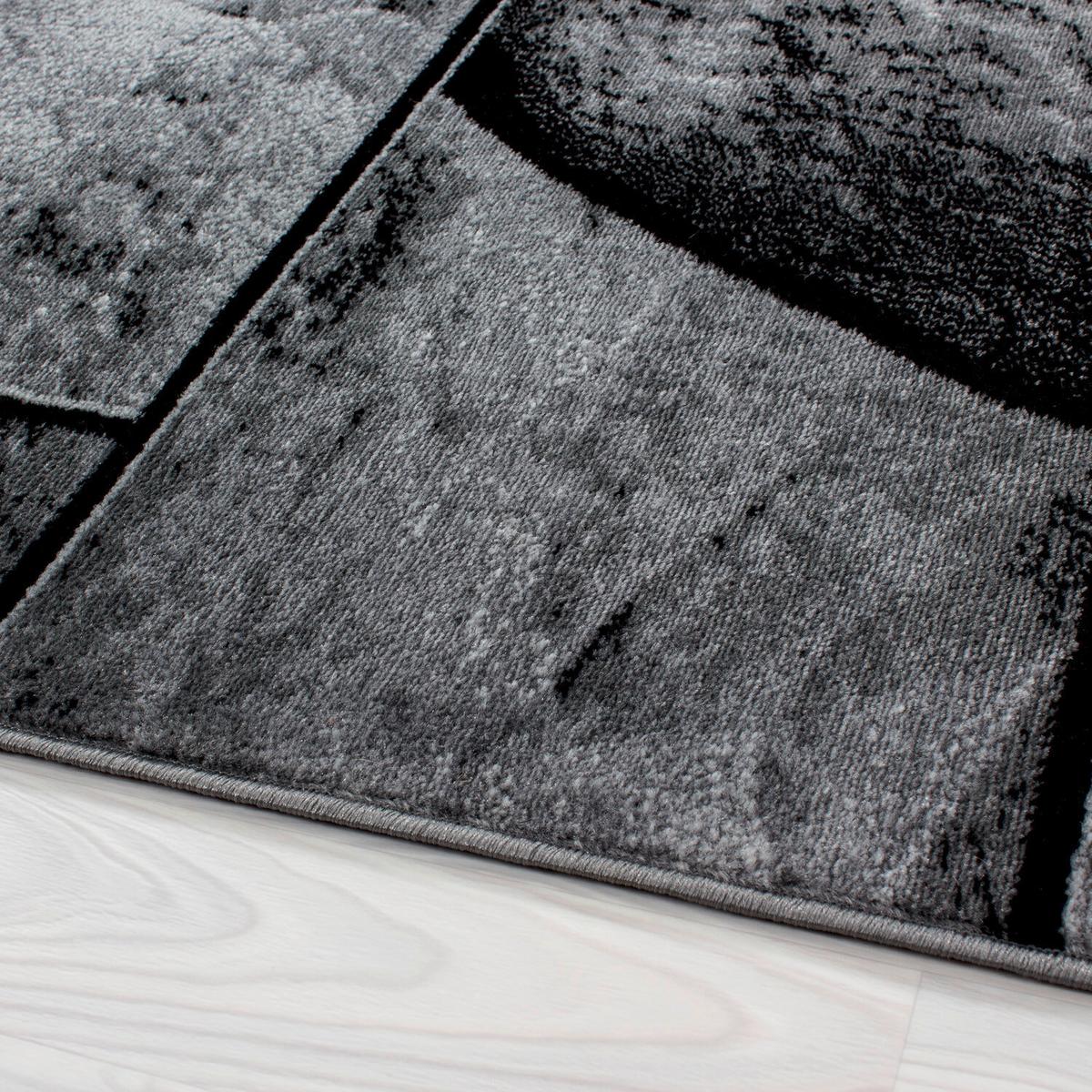 Flachwebteppich Parma - Schwarz, Design, Textil (140/200cm) - Novel