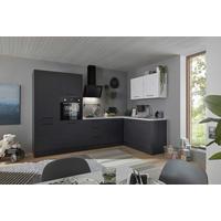 Eckküche New York Graphitfarben S: 320x180 cm - Graphitfarben, Design, Holzwerkstoff (320/180cm) - MID.YOU