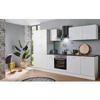 Küchenblock White-Classic - Graphitfarben/Weiß, KONVENTIONELL, Holzwerkstoff (300cm) - Menke