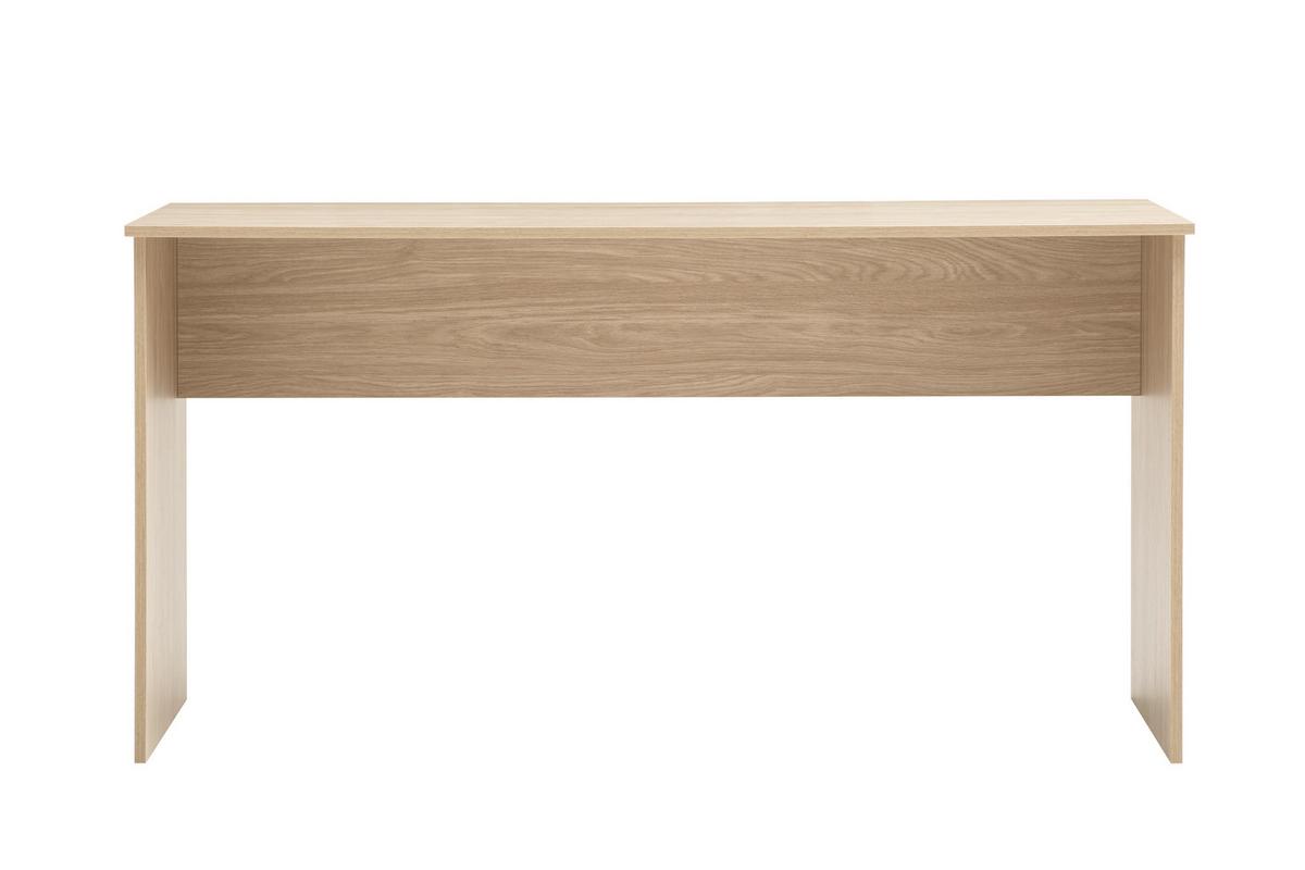 Schreibtisch Arezzo Eichefarben B: 144cm - Eichefarben, MODERN, Holzwerkstoff/Metall (144/65/73,6cm) - MID.YOU