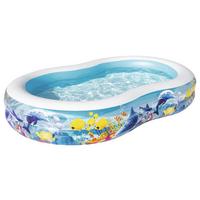 Spielpool Sea Ground L/B/H: ca. 262/157/46 cm - Multicolor, Kunststoff (262/157/46cm) - Bestway