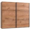 Schwebetürenschrank B: 200 cm Level 36a Eichefarben Dekor - Eichefarben, MODERN, Holzwerkstoff (200/216/65cm) - MID.YOU