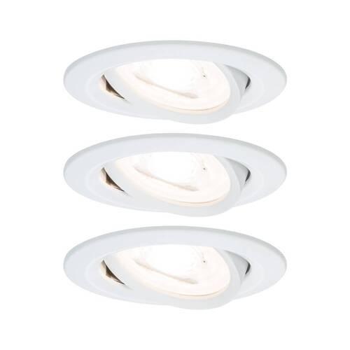 Deckenleuchte 3er-Set Ø 8,4 cm, dimmbar, Rund - Basics (8,4cm) - Paulmann