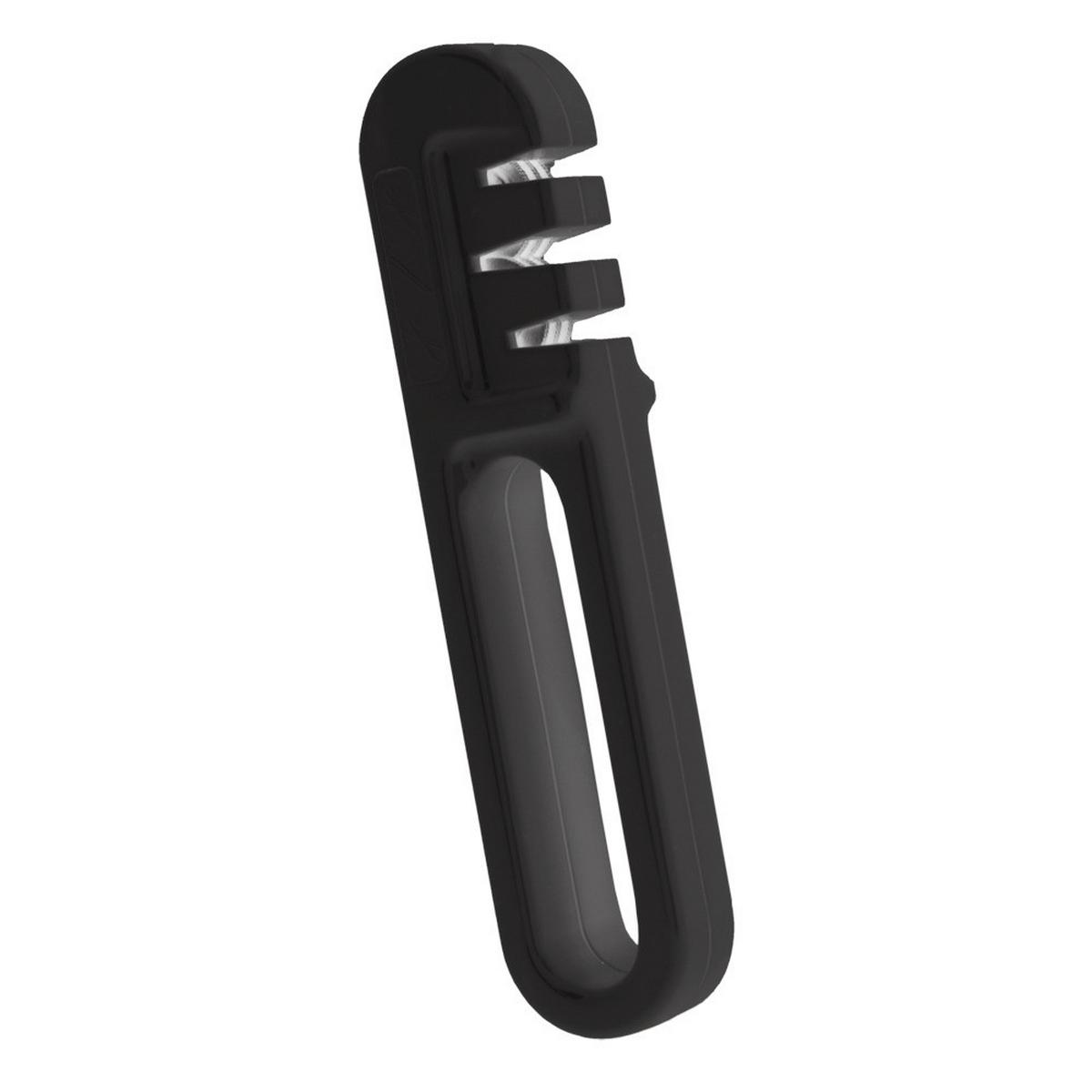 Messerschärfer Marena Schwarz L: ca. 19 cm - Schwarz, Basics, Kunststoff/Metall (19,00cm) - Metaltex