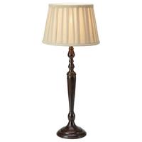 Tischleuchte Memory-Funktion, 40w - Dunkelbraun/Beige, Basics (25/60/25cm) - Markslöjd