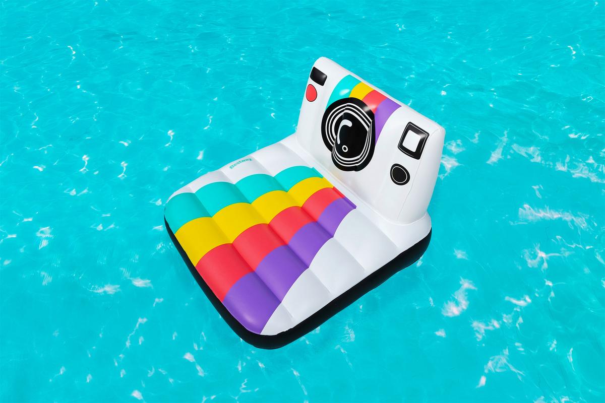 Luftmatratze DxH: 95x68,5 cm, Bis 90 Kg Belastbar - Multicolor/Weiß, MODERN, Kunststoff (95/68,5cm) - Bestway