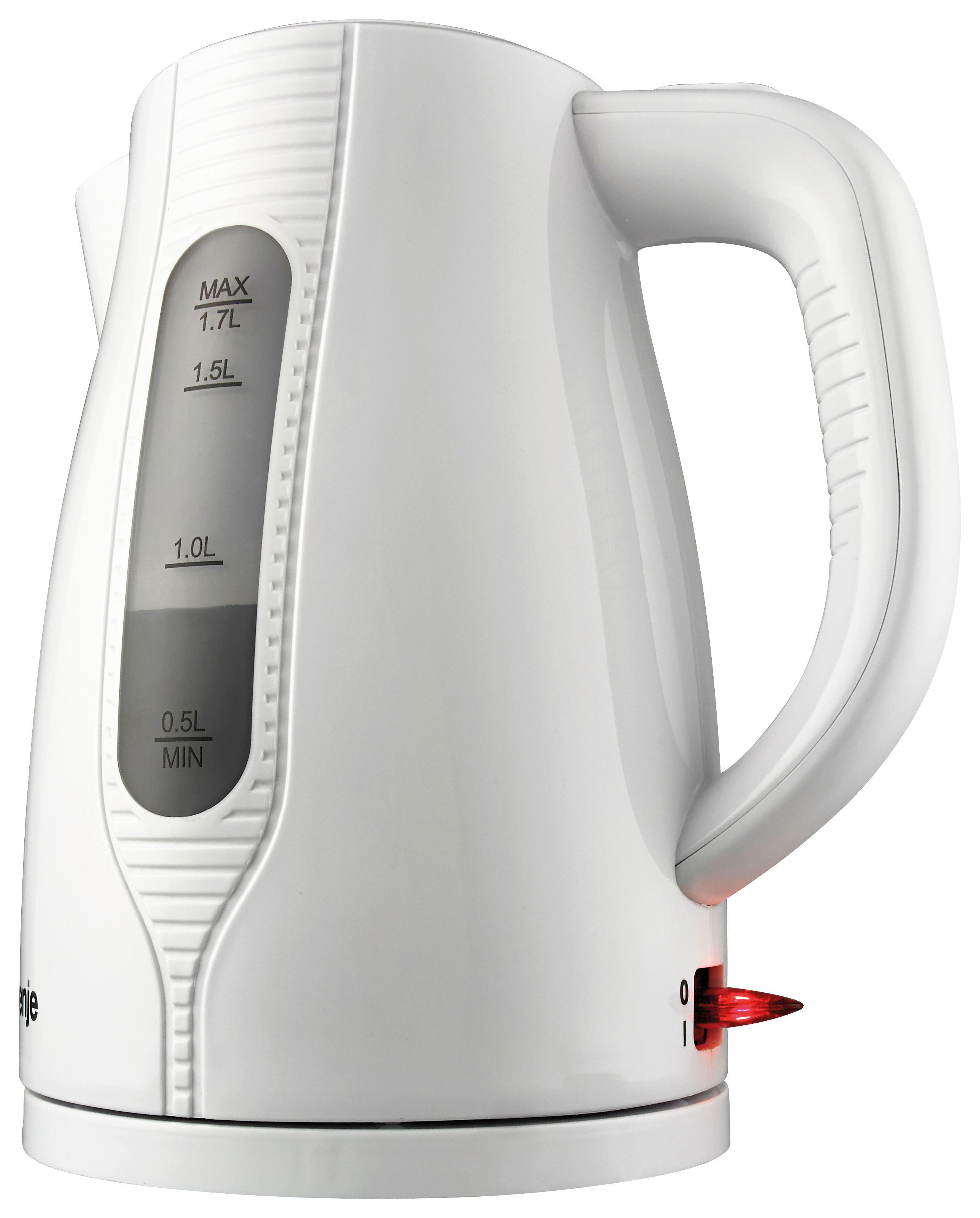 Wasserkocher K17wii Weiß Kunststoff 1,7 L 2200 W - Weiß, Basics, Kunststoff/Metall (21/21/16cm) - Gorenje