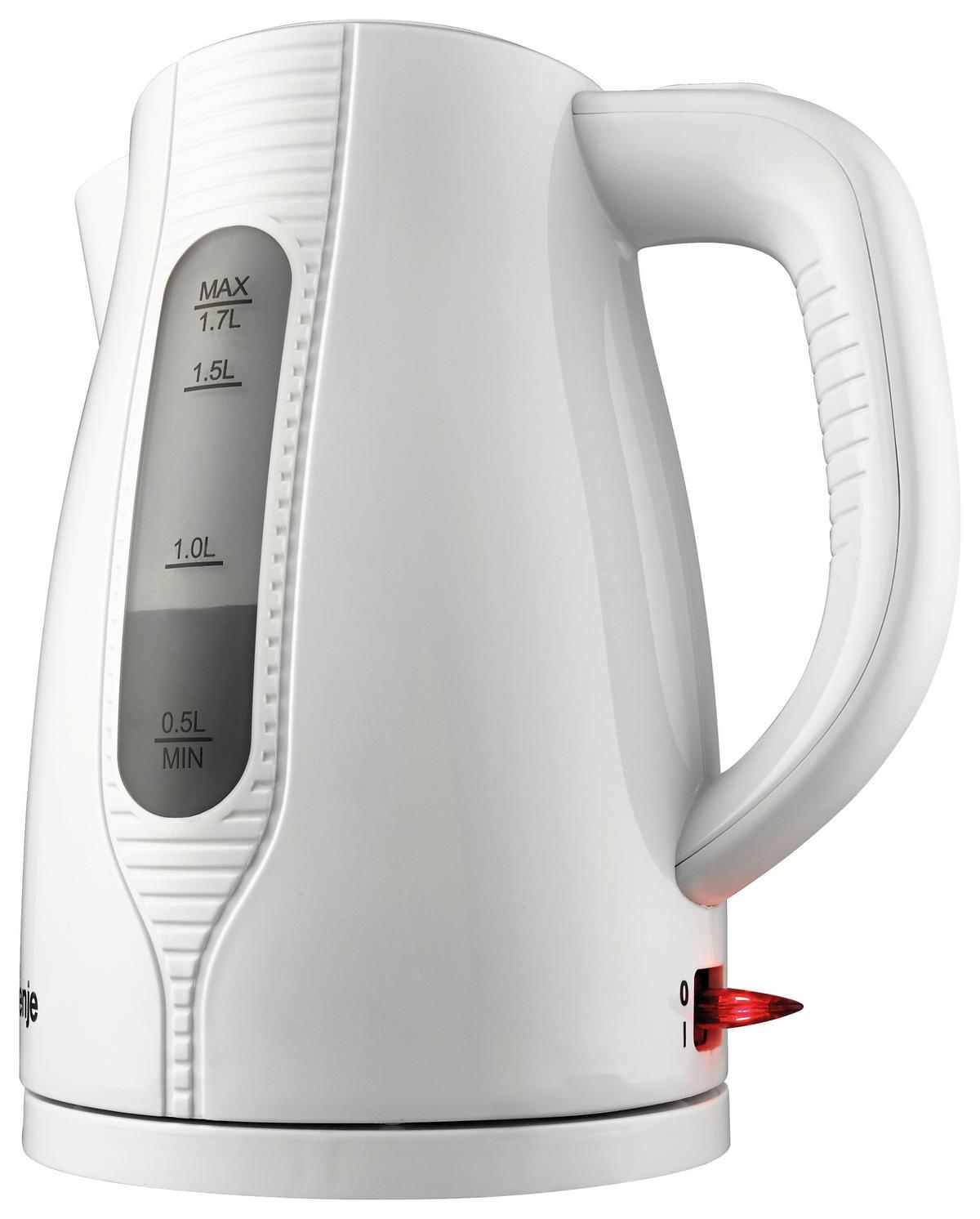 Wasserkocher K17wii Weiß Kunststoff 1,7 L 2200 W - Weiß, Basics, Kunststoff/Metall (21/21/16cm) - Gorenje