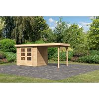 Gartenhaus 491x217x211 cm - Naturfarben, Basics, Holz (491/217/211cm) - Karibu