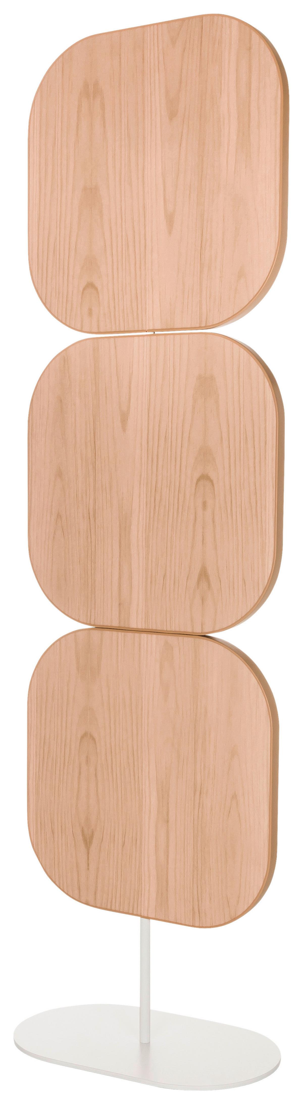 Trennwand Flexmiut W - Beige, Basics, Kunststoff/Metall (50/175/30cm) - MID.YOU