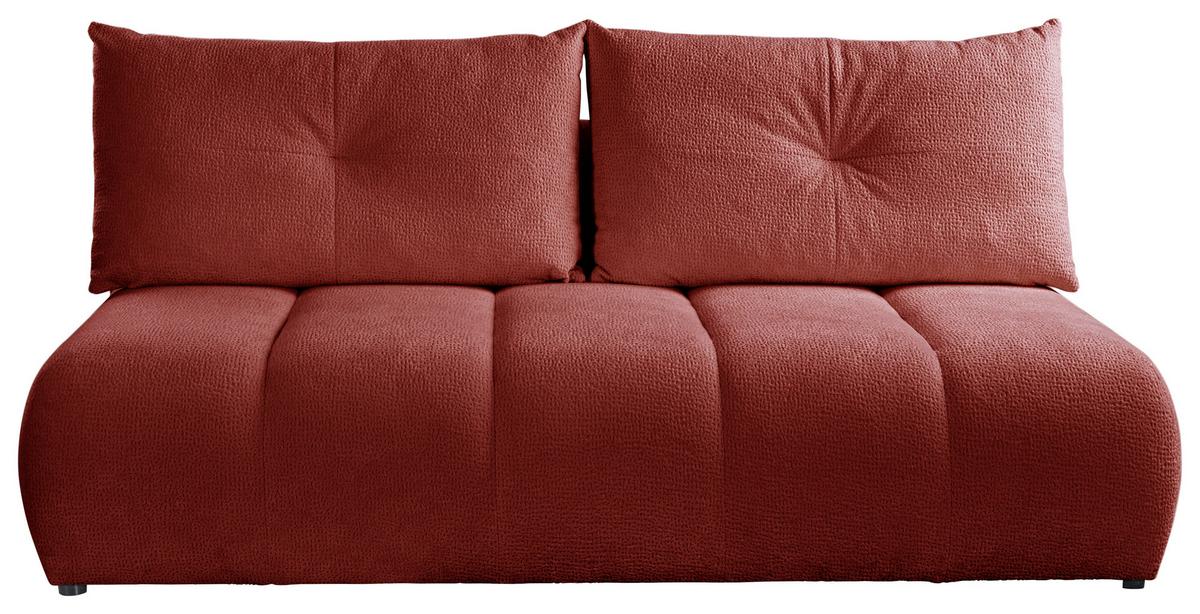 Schlafsofa Milo, Kupferfarben B: 209 Cm - Creme/Schwarz, Design, Holz/Holzwerkstoff (209/100/103cm) - MID.YOU