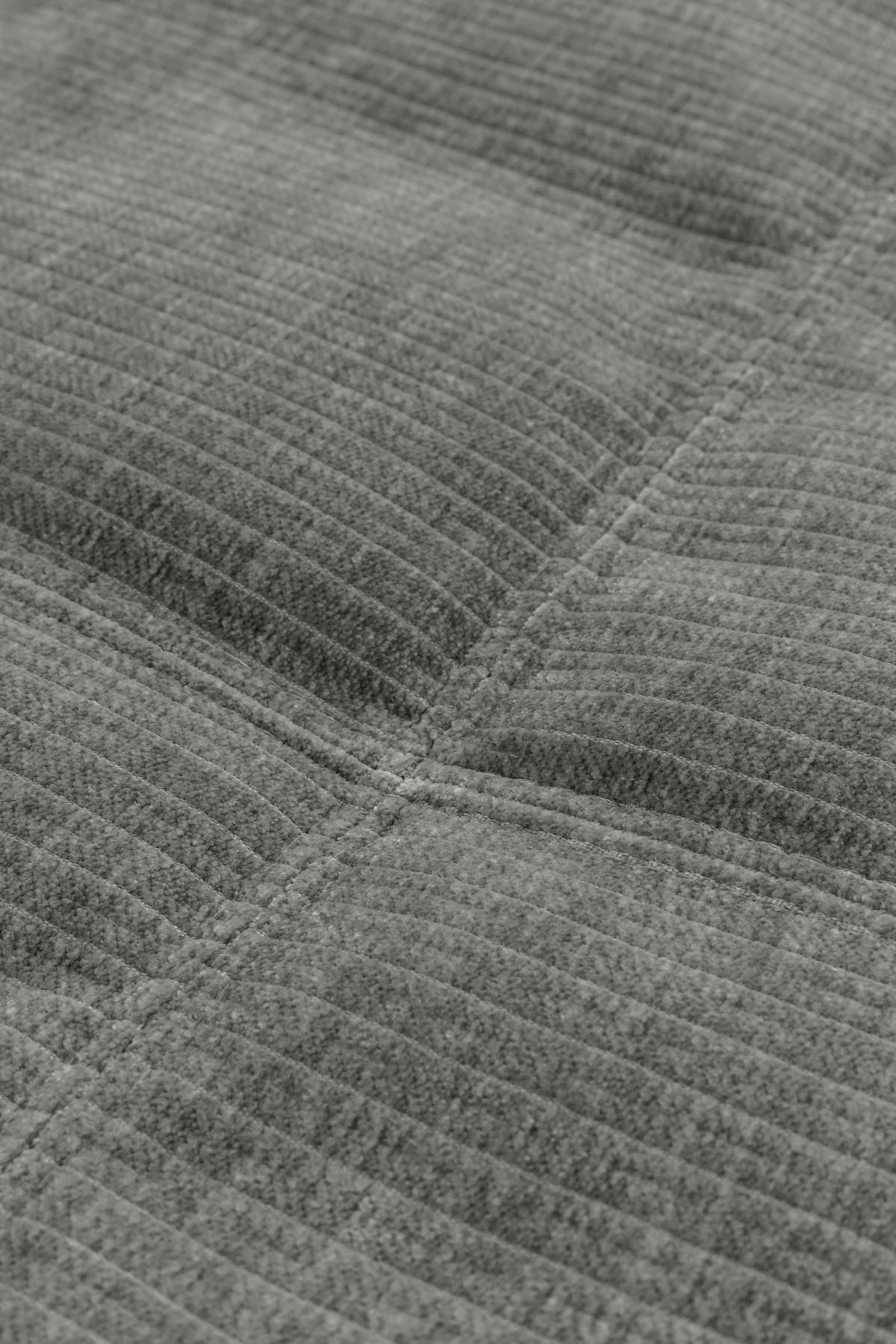 BIGSOFA BE COMFY - Schwarz/Grau, MODERN, Textil (264/83/126cm) - Trendmanufaktur