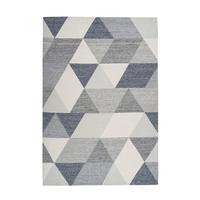 Webteppich Creme/grau Yoga 80x150 Cm - Creme/Grau, Design, Textil (80/150cm) - Kayoom