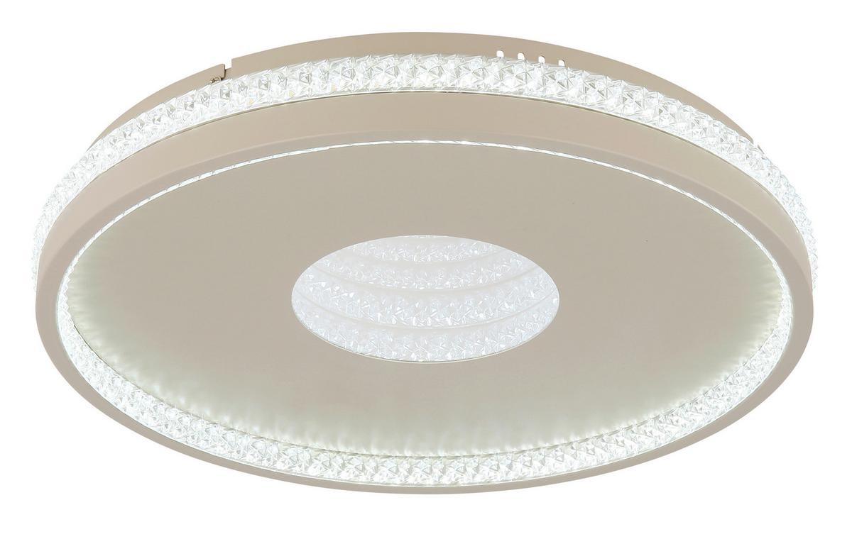 Led Mennyezeti Lámpa 48563-30s  Shirley - homokszínű/átlátszó, Design, műanyag/fém (41/6.5cm) - Globo