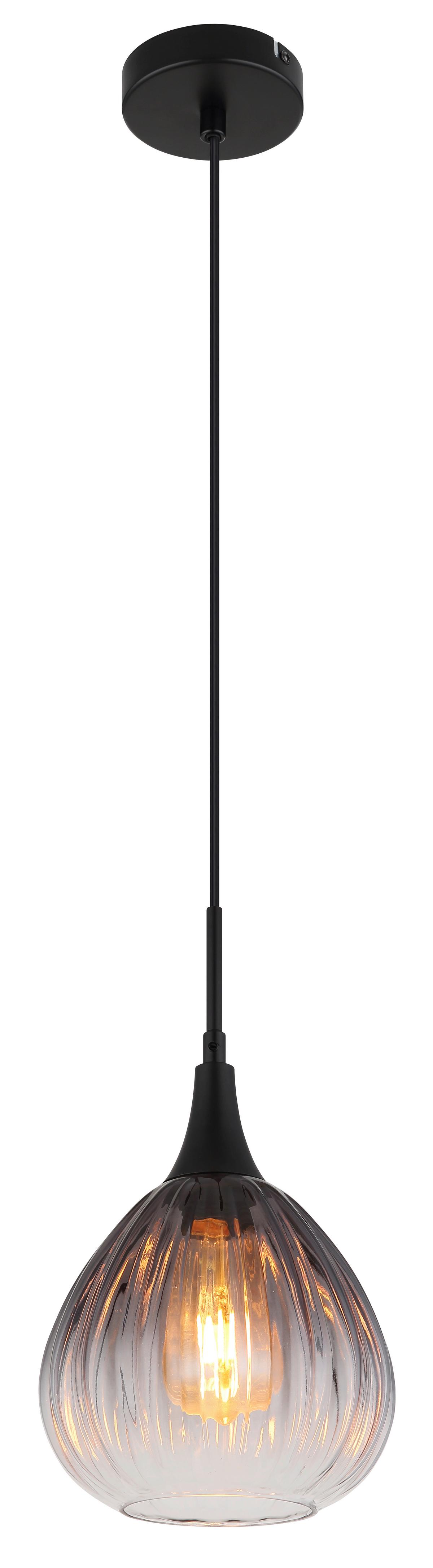 Hängeleuchte 15887h - Klar, Design, Glas/Metall (20/120cm) - Globo