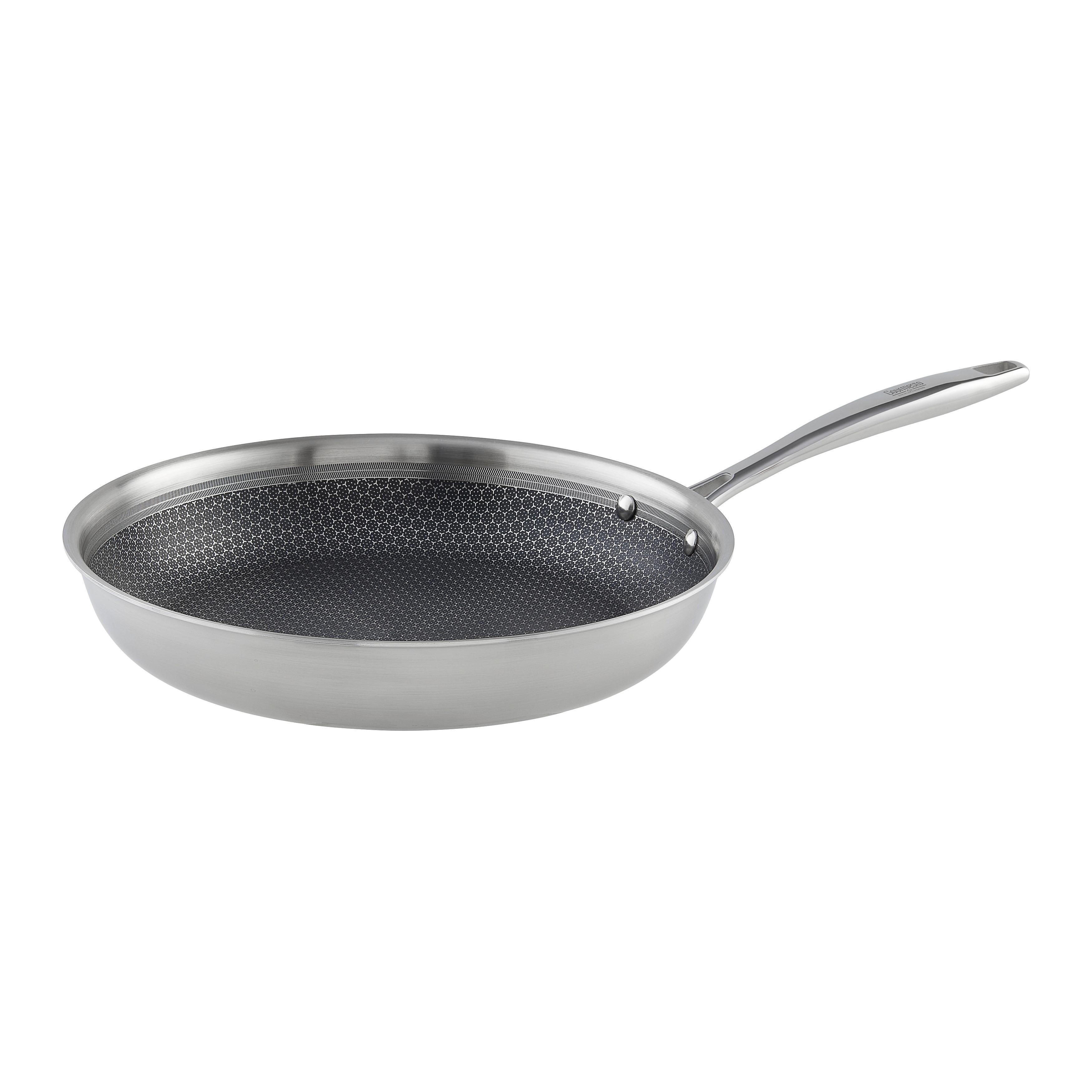 Panvica na smaženie P/V: 28/5 CM - farba ušľachtilej ocele, Modern, kov (28/5cm) - Gourmesto