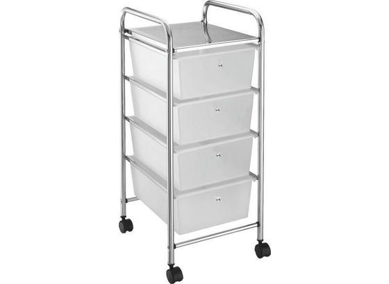 Zsúrkocsi Paul 4 - modern, műanyag/fém (33/79/39cm) Zsúrkocsi Paul 4 - modern, műanyag/fém (33/79/39cm)