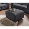 Hocker Velice, Anthrazit B: 72 Cm - Anthrazit/Schwarz, Design, Textil (72/44/72cm) - Livetastic