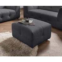 Hocker Velice, Anthrazit B: 72 Cm - Anthrazit/Schwarz, Design, Textil (72/44/72cm) - Livetastic